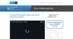 Desktop Screenshot of esi-english.com